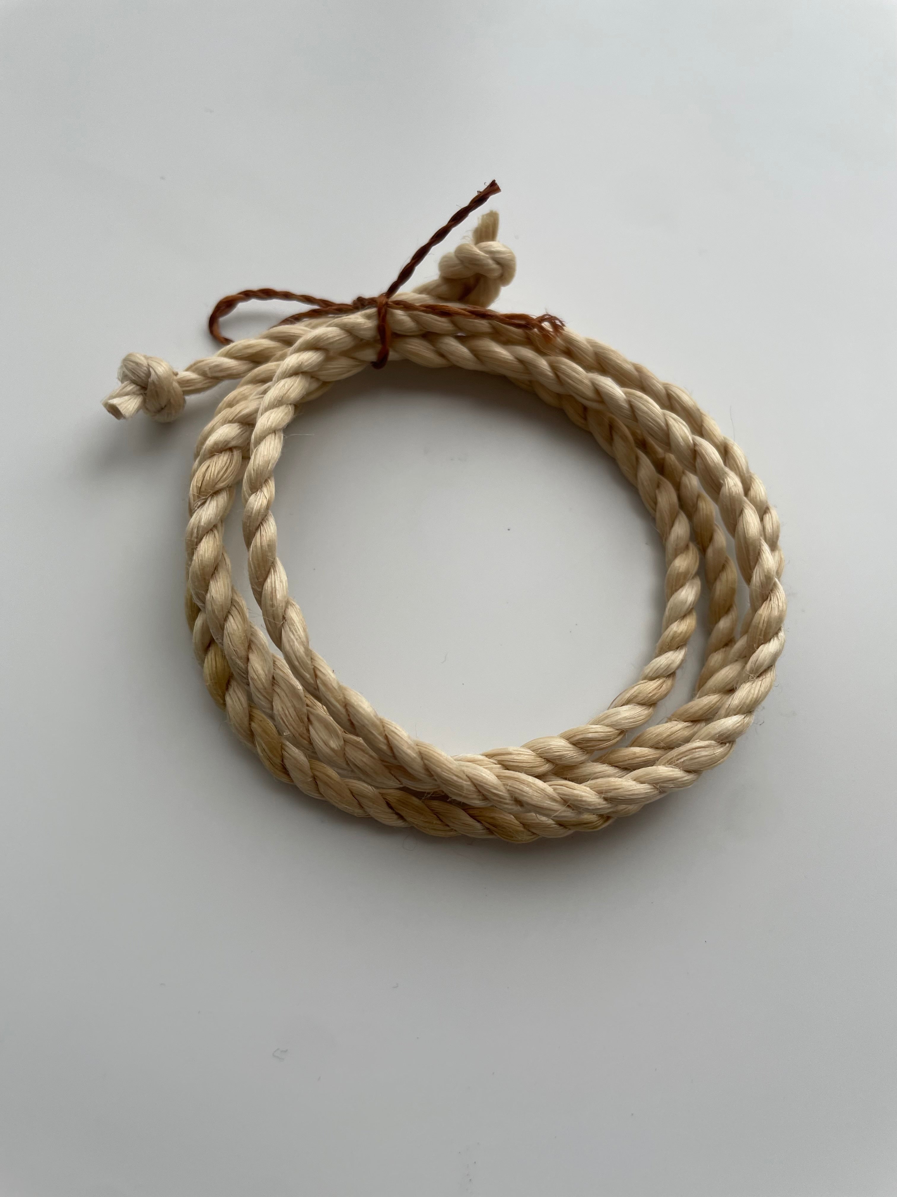 特等 野州精麻紐 80cm（4mm）｜天然石ネックレス・ブレスレット用｜浄化・お守り