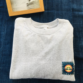 Sacred long sleeve T-shrit   精麻の祈り ~pray of Seima ~　  - S ヘザーグレ -