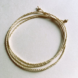 特等 野州精麻紐 80cm（2mm）｜天然石ネックレス・ブレスレット用｜浄化・お守り