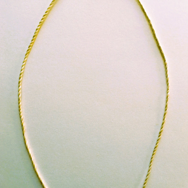 希少な野州麻の特等精麻のネックレス太さ3mm　-Rare Yashu Premium Seima Hemp Necklace ? 3mm