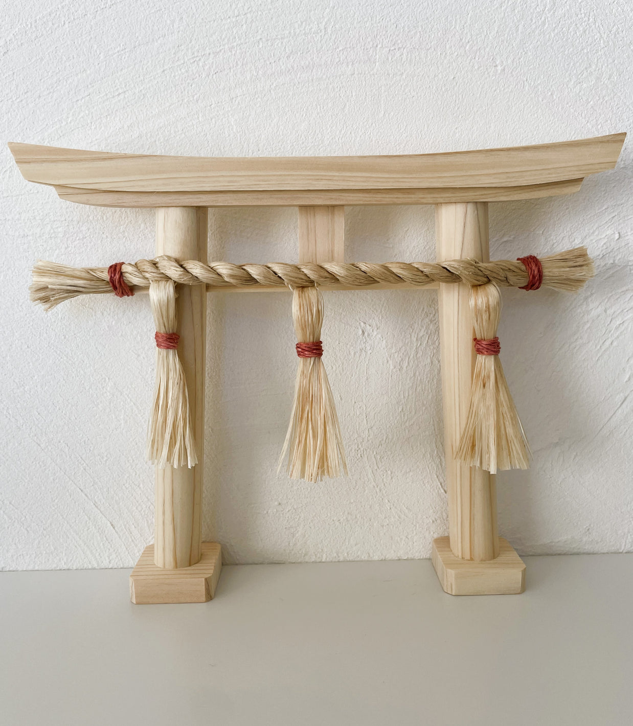 【受注制作】神和ぎの精麻鳥居・茜 　 Seima Torii ? Madder