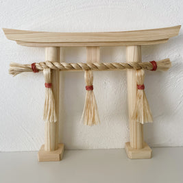 【受注制作】神和ぎの精麻鳥居・茜 　 Seima Torii ? Madder
