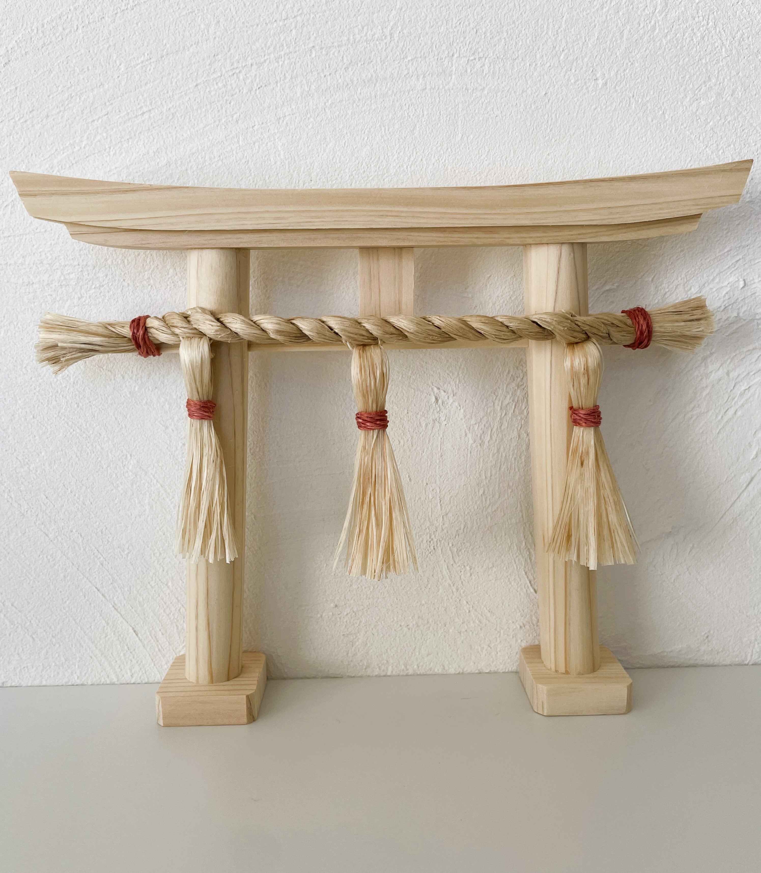 【受注制作】神和ぎの精麻鳥居・茜 　 Seima Torii ? Madder