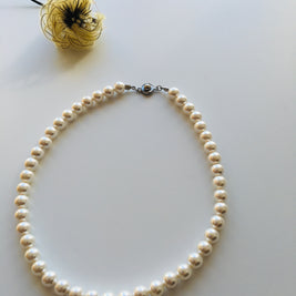 【再入荷】白雫ネックレス ? 次回の再販予定は未定 野州精麻の祈り　~White Droplet Necklace~