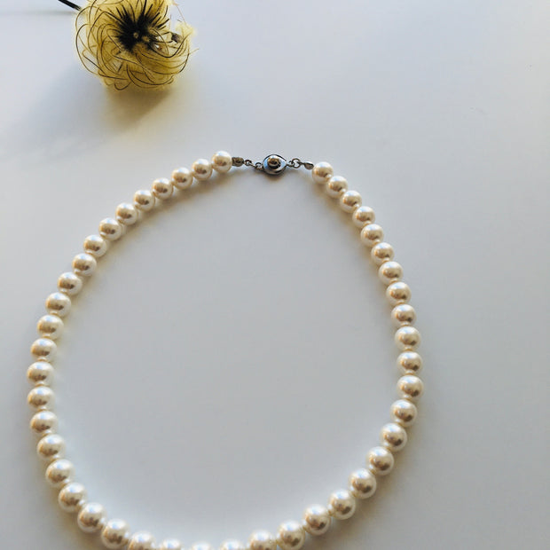 【再入荷】白雫ネックレス ? 次回の再販予定は未定 野州精麻の祈り　~White Droplet Necklace~