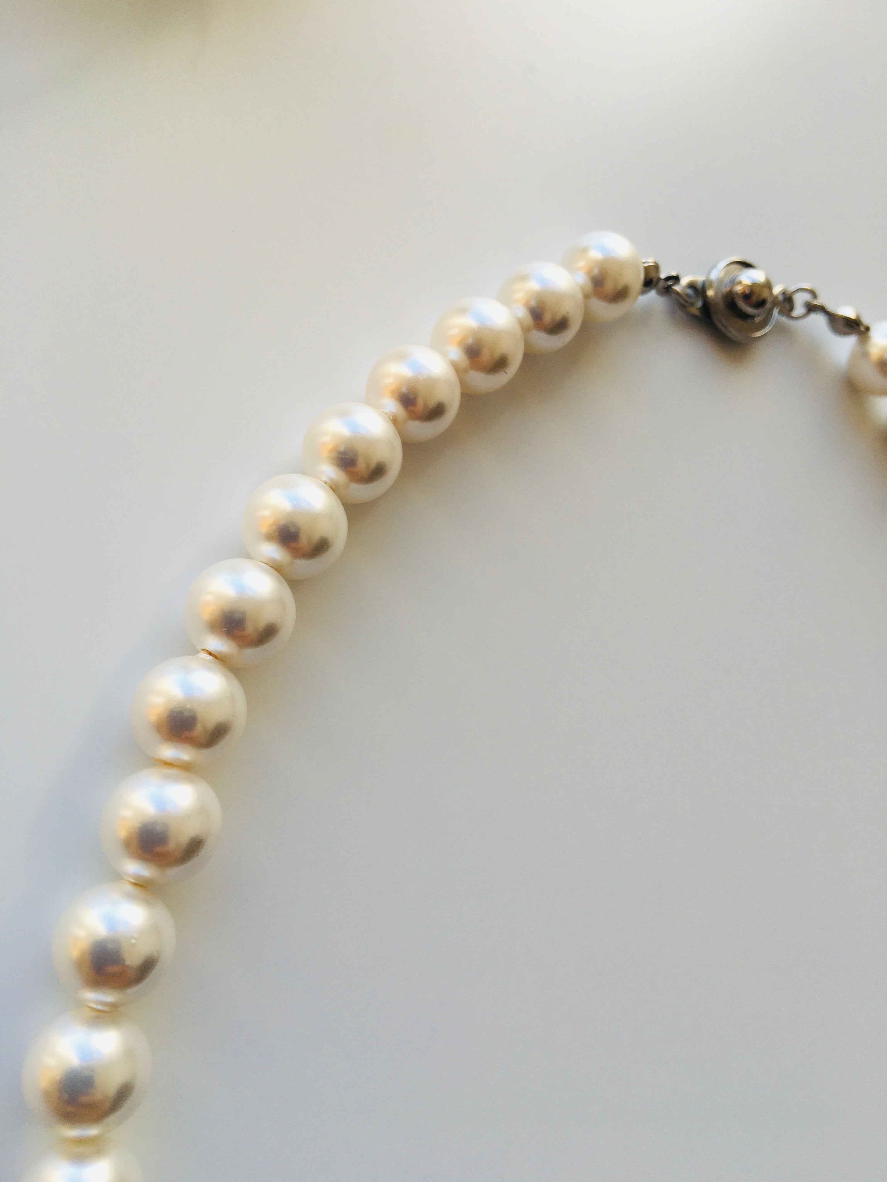 【再入荷】白雫ネックレス ? 次回の再販予定は未定 野州精麻の祈り　~White Droplet Necklace~