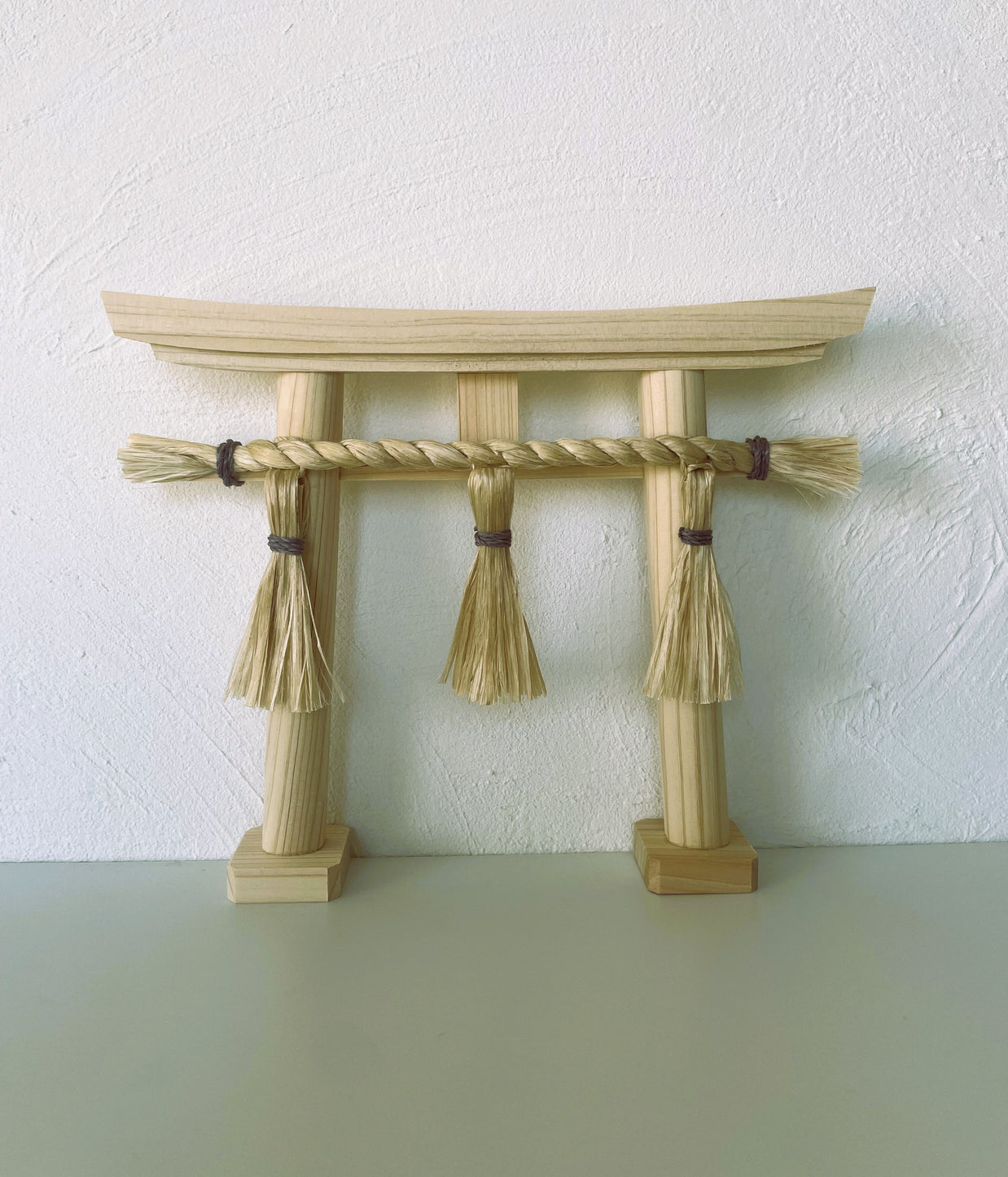 神和ぎの精麻鳥居・ブルーベリー染め Seima Torii / Blueberry / Dyed Seima