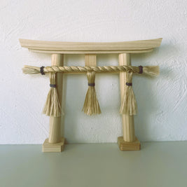 神和ぎの精麻鳥居・ブルーベリー染め Seima Torii / Blueberry / Dyed Seima
