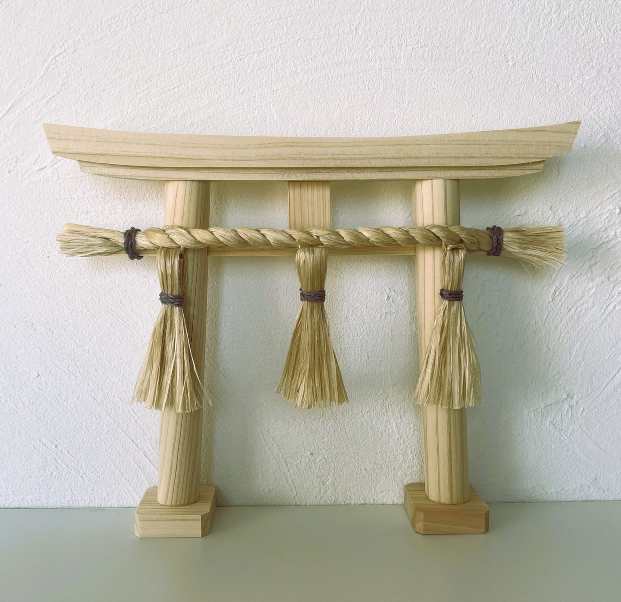 神和ぎの精麻鳥居・ブルーベリー染め Seima Torii / Blueberry / Dyed Seima