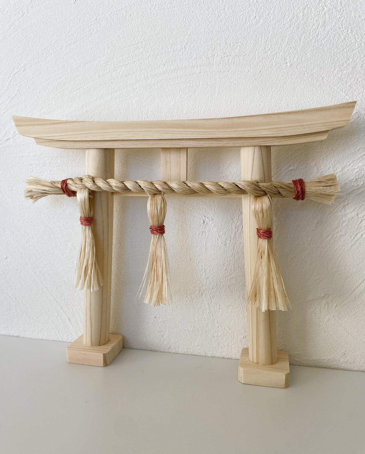 【受注制作】神和ぎの精麻鳥居・茜 　 Seima Torii ? Madder