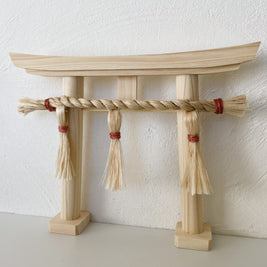 【受注制作】神和ぎの精麻鳥居・茜 　 Seima Torii ? Madder