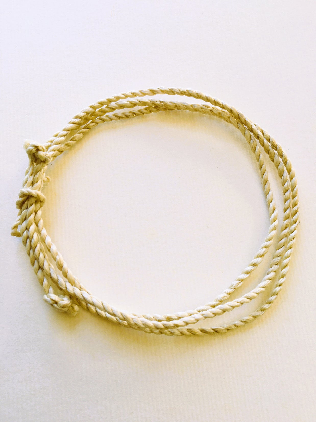 特等 野州精麻紐 80cm（3mm）｜天然石ネックレス・ブレスレット用｜浄化・お守り